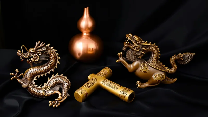 Feng Shui Cures: Dragons, Lions, Copper Gourds & T