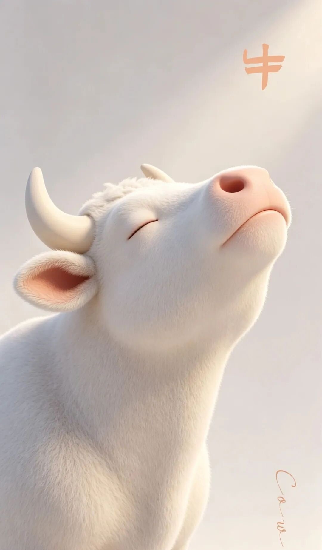 Chinese Ox Zodiac Good Luck Wallpaper – Diligence and Steady Progress